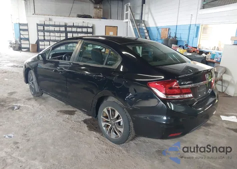 2015 Honda Civic Ex из США, поврежденный, VIN 19XFB2F80FE249394